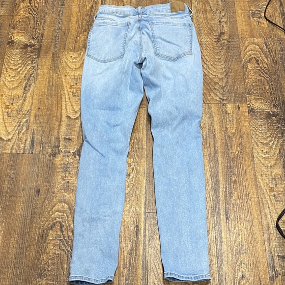 Aeropostale size 4R Blue High Rise Jeggings stretch destroyed distressed comfy - Picture 7 of 10